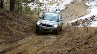 Skoda Yeti in terrain 4x4 [upl. by Rowena]