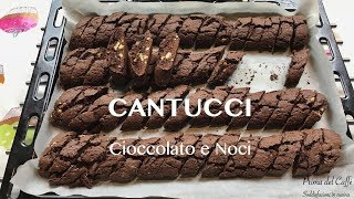 CANTUCCI cioccolato e noci [upl. by Orfurd]