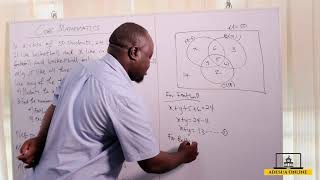 SHS 1 Core Mathematics  Solving Three Set Problem [upl. by Landers]