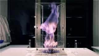 Cannon fire  ethanol combustion demonstration [upl. by Ralat552]