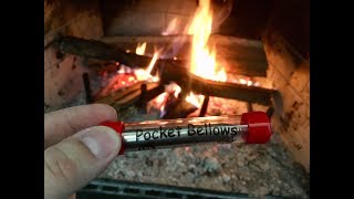 Pocket Bellow Fire Starter Review [upl. by Honor]