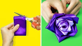 19 WONDERFUL FLOWER CRAFTS TO MAKE IN 5 MINUTES [upl. by Ellennaj909]