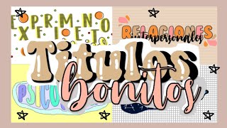 Títulos Bonitos en Powerpoint 🌺 Fernanda [upl. by Nabla]