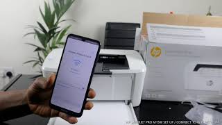 HP Laserjet Set Up  Connect to A WIFI Network [upl. by Jaehne]