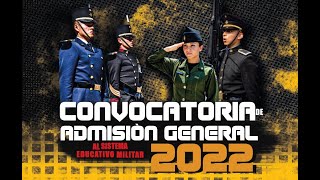 Convocatoria 2022 Sistema Educativo Militar SEDENA [upl. by Neelloj]