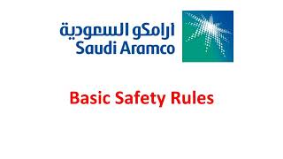 Saudi Aramco basic safety Rules [upl. by Pellikka429]