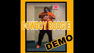 COWBOI BOOGIE LINE DANCE DEMO by BIG MUCCI [upl. by Tanny]