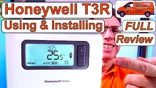 How to USE Program amp Install the Honeywell T3 amp T3R Including WiringUp Honeywell Home T3R Review [upl. by Raab788]