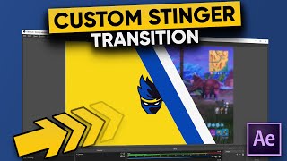 How To Make A CUSTOM Stinger Transition For Your Twitch Stream [upl. by Herrmann]