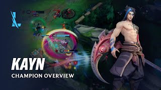 Kayn Champion Overview  Gameplay  League of Legends Wild Rift [upl. by Nauj463]