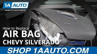 How to Replace Airbag 0713 Chevy Silverado [upl. by Allerym]