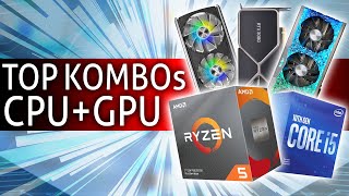 Die BESTEN CPU amp GPU GAMING Kombinationen 😲 2021 [upl. by Geis]