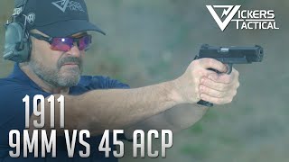 1911  9mm vs 45 ACP [upl. by Refinnej]