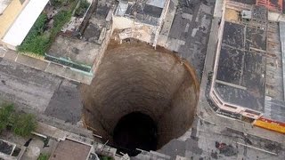 Top 15 Sinkholes Caught on Tape [upl. by Conan]