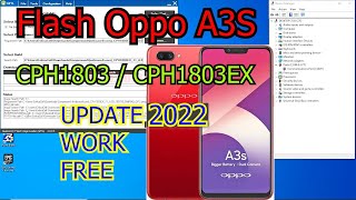 Tutorial Flash Oppo A3S CPH1803 via QFIL Work [upl. by Axia587]