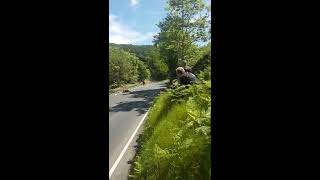 Guy Martin Crash  Isle of Man TT 2017  Honda Superbike [upl. by Ahsieat4]