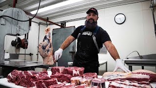 How to Butcher a Cow  ENTIRE BREAKDOWN  by The Bearded Butchers [upl. by Ardnuas]