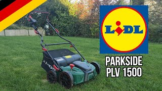 PARKSIDE 2in1 Elektro Vertikutierer  Lüfter PLV 1500 50 l Fangsackvolumen Lidl [upl. by Reifnnej380]