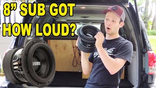 How Loud Can a HUGE 8quot Subwoofer Get  Sundown SA8 [upl. by Irotal]