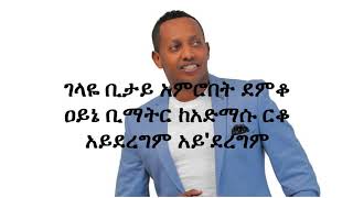 Madingo Afework Ayeddergem Lyrics Ethiopian music [upl. by Richmond984]