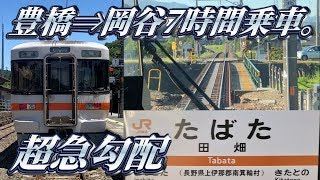 【7時間耐久】豊橋発岡谷行きの飯田線を乗り通してみた。 [upl. by Epillihp]