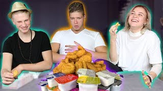 85 CHICKEN NUGGETS CHALLENGE  SU LUKU IR AQVA [upl. by Ingram]