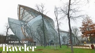 Paris’s Best New Museum The Foundation Louis Vuitton  Condé Nast Traveler [upl. by Ebba]