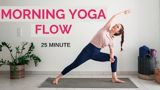 25 min MORNING YOGA FLOW  Full Body Yoga To Wake Up  Yoga with Uliana [upl. by Nam]