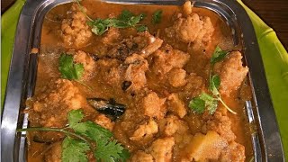 CAULIFLOWER GRAVY IN TAMIL  CAULIFLOWER KULAMBU IN TAMIL  ARACUVITTA KULAMBU [upl. by Leban]