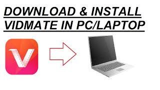 How to Download or install Vidmate in PCLaptop for Free [upl. by Aikym958]