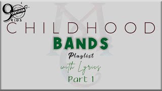 Childhood BANDS Music Playlist w Lyrics Part 1 Boys like Girls Faber Drive FM Static [upl. by Nireil]