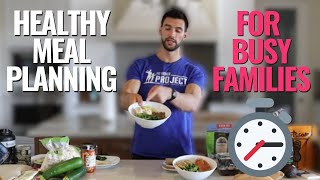 Easy Meal Prepping for Weight Loss  Meal Planning for Families [upl. by Yedoc]