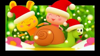 Petit Escargot de Noël  Comptines Bébés TITOUNIS [upl. by Annawd]