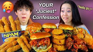 I Did It With The Waiter While On A Date With SOMEONE ELSE  Confessions 1  Spam Fries Mukbang [upl. by Merri]