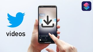 How to Download Twitter Videos on iPhone 2021 [upl. by Kitrak]