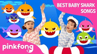 Baby Shark Dance and more  Compilation  Baby Shark Swims to the TOP  Pinkfong Songs for Children [upl. by Assilem]