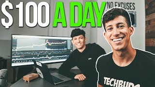 HOW TO MAKE 100 A DAY AS A BEGINNER INVESTOR [upl. by Otrevire]