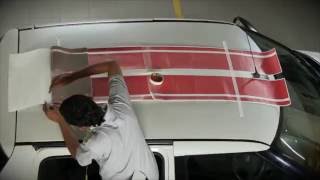 How to apply Racing Stripes on Cars  3M 1080 Wrap Series Film [upl. by Lontson]