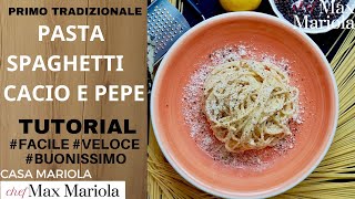 CACIO E PEPE perfetta  Ricetta facile con un trucco  Chef Max Mariola [upl. by Aneekat]