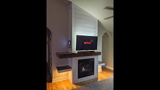 DIY Gas Fireplace Installation  The Green Acre [upl. by Docile]