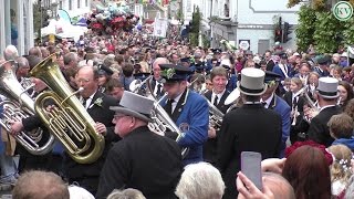 Helston Flora Day 2016 The Midday Dance [upl. by Ardnossac586]