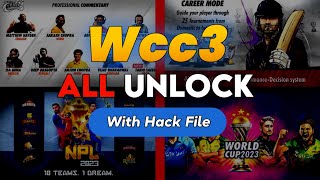 Wcc3 Mod Apk Latest Version  Wcc3 Mod Apk Unlocked Everything  Wcc3 Npl Auction Unlock [upl. by Ailito]