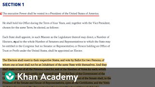 Constitutional powers of the president  American civics  US government and civics  Khan Academy [upl. by Zachar]