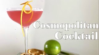 How to make a Cosmopolitan Cocktail [upl. by Anwahs]