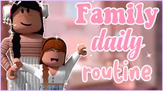 ROVILLE Family Daily Routine  roville roleplay [upl. by Enelia492]