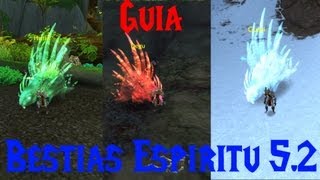 World of warcraft  Mascotas de cazador  Bestias de espíritu Gumi Hutia y Degu [upl. by Ynej936]