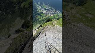 Switzerlands Most EXTREME Via Ferrata  Daubenhorn [upl. by Beaumont]