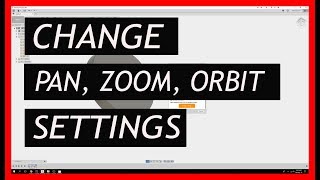 Fusion 360  Pan Zoom Orbit Rotate Settings [upl. by Blackmore]