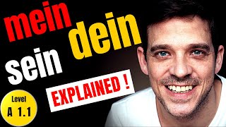 Mein Dein Sein │ Possessivartikel │ German Possessive Articles [upl. by Tailor]