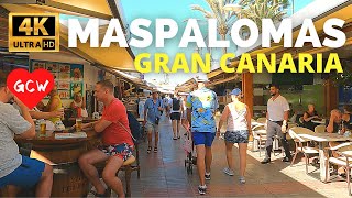 MASPALOMAS Gran Canaria October 12 2023 🔴 Seaside palm beach to Lopesan Faro Collection Hotel [upl. by Siri]